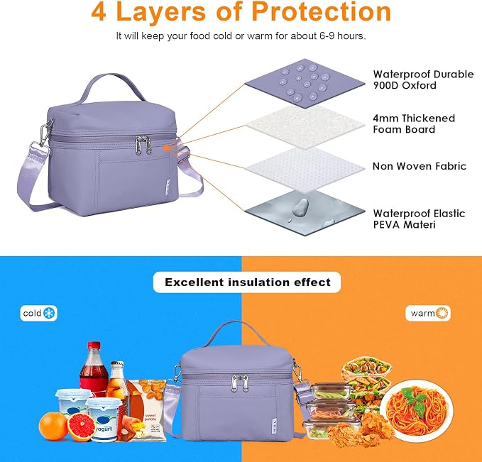 NOL Natural Organic Lifestyle Insulated Lunch Bags - Image 4
