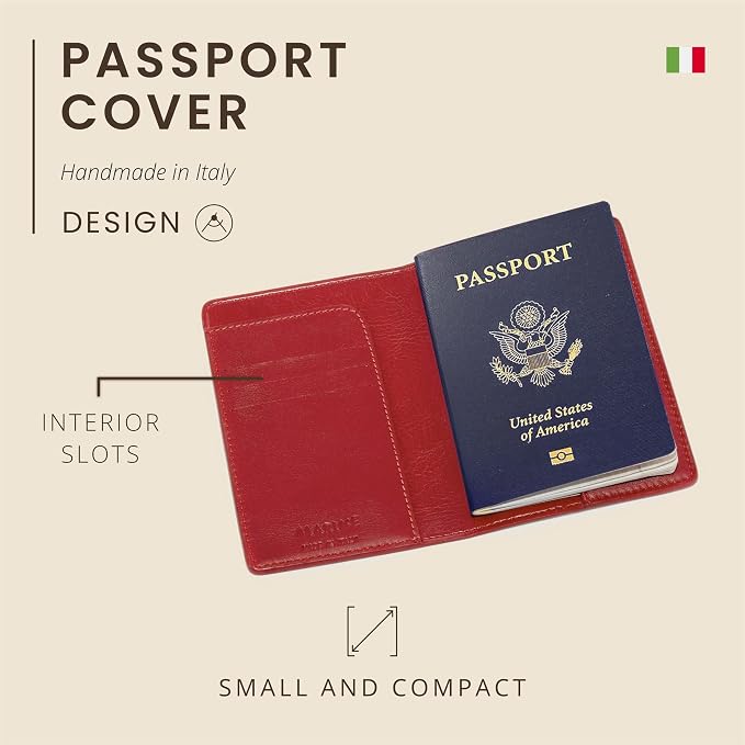 Maruse Italian Leather Passport Cover - Image 3