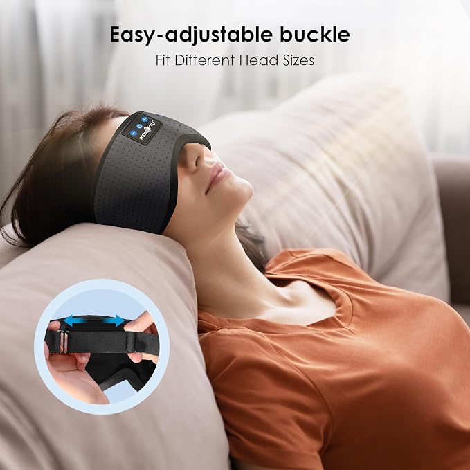 MUSICOZY Sleep Headphones Bluetooth 5.4 Breathable Sleeping Headphones Sleep - Image 7