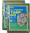 GUARD SHIELD Tarp Green 10x12 Feet Multi Purpose Waterproof Poly Tarp Cover 5mil by GUARDSHIELD