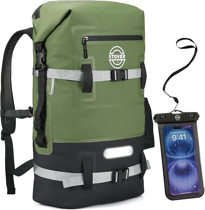 STOVER 5/10/25/30/40/55L Waterproof Backpack- Floating Dry Bag by STOVER