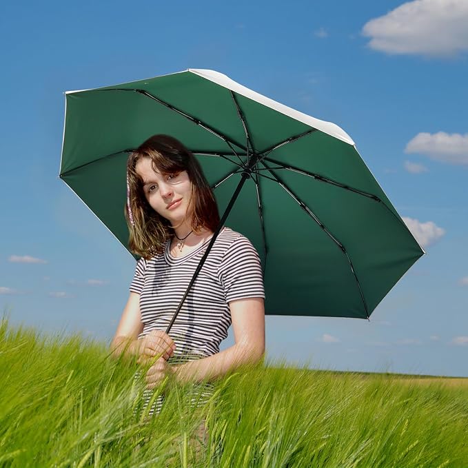G4Free UPF 50+ UV Protection Large Travel Umbrella 42/46 Inch Auto Open Close - Image 6