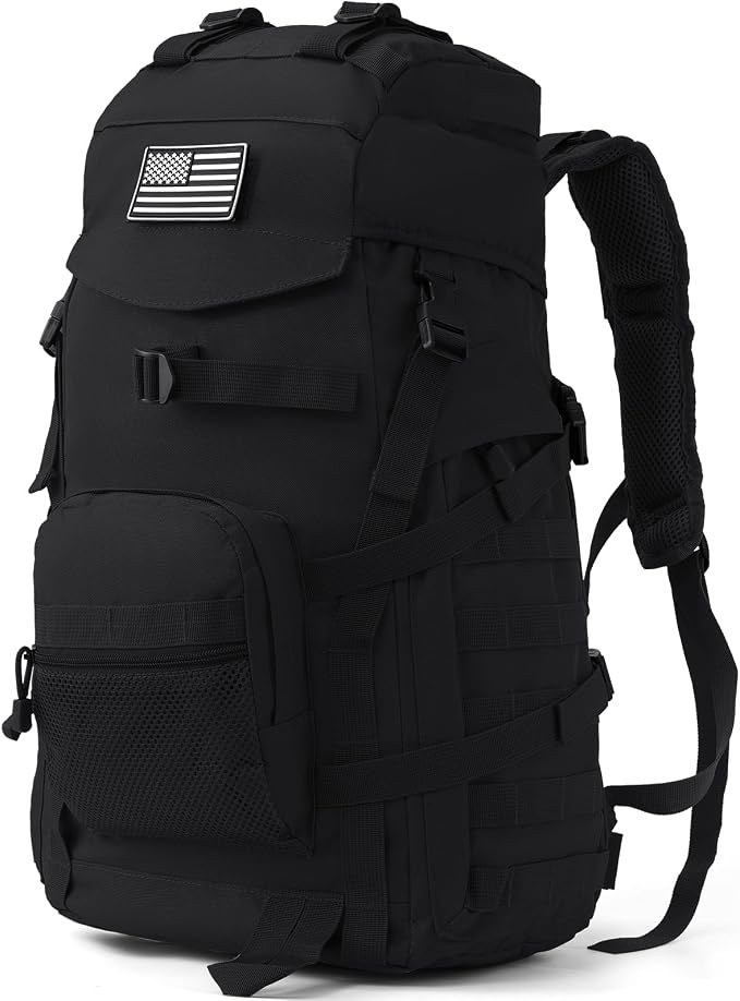 50L Tactical Backpack for Men and Women, Water-Resistant Molle Rucksack by AUMENTAR