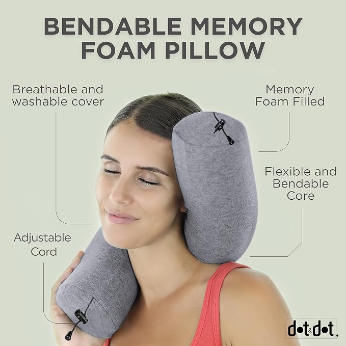 Dot&Dot Twist Memory Foam Travel Pillow - Image 2