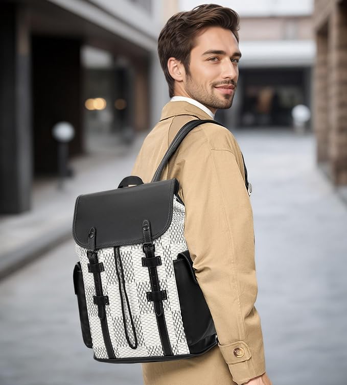 KingTo Laptop Backpack for Men Luxury Anti-Theft Travel Backpack Casual - Image 6