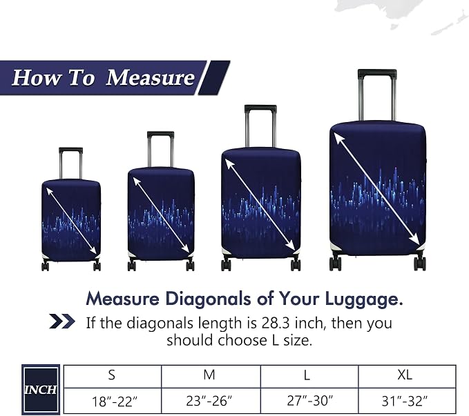 HYPER VENTURE Washable Luggage Cover - Image 5
