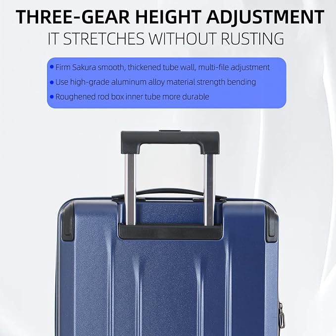 Carry On Luggage, 20Inch & 29 Inch Top Opening Airline Approved ABS+PC Hard - Image 7