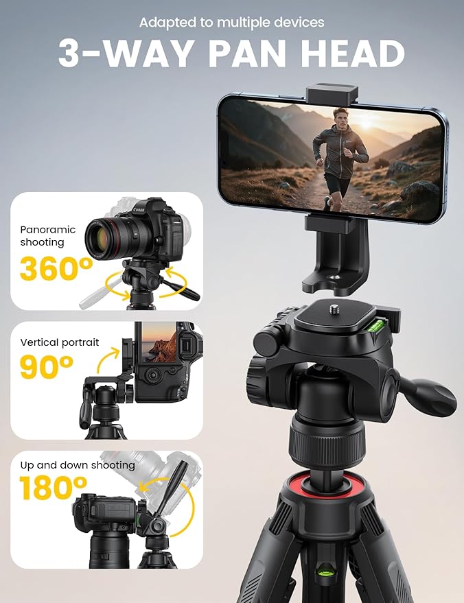 Lamicall Camera Tripod - Image 4