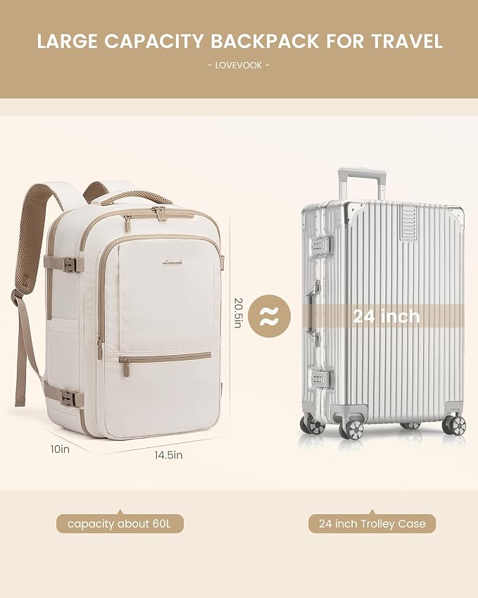 LOVEVOOK Travel Backpack for Women & Men - Image 3