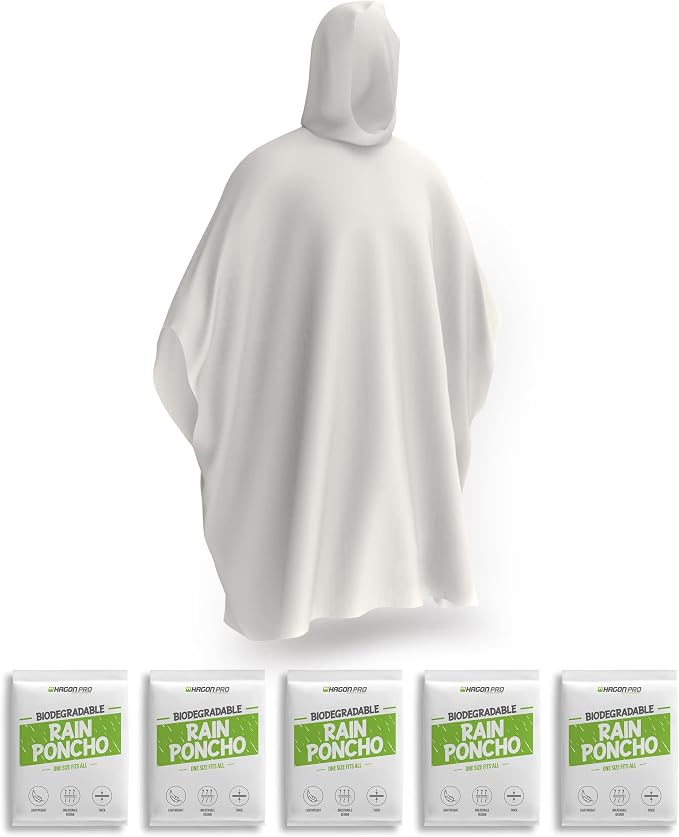 Hagon PRO Disposable Rain Ponchos by HagonPRO