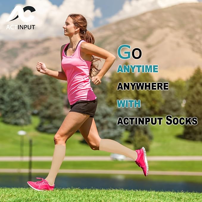 ACTINPUT 8 Pairs Compression Socks - Image 2