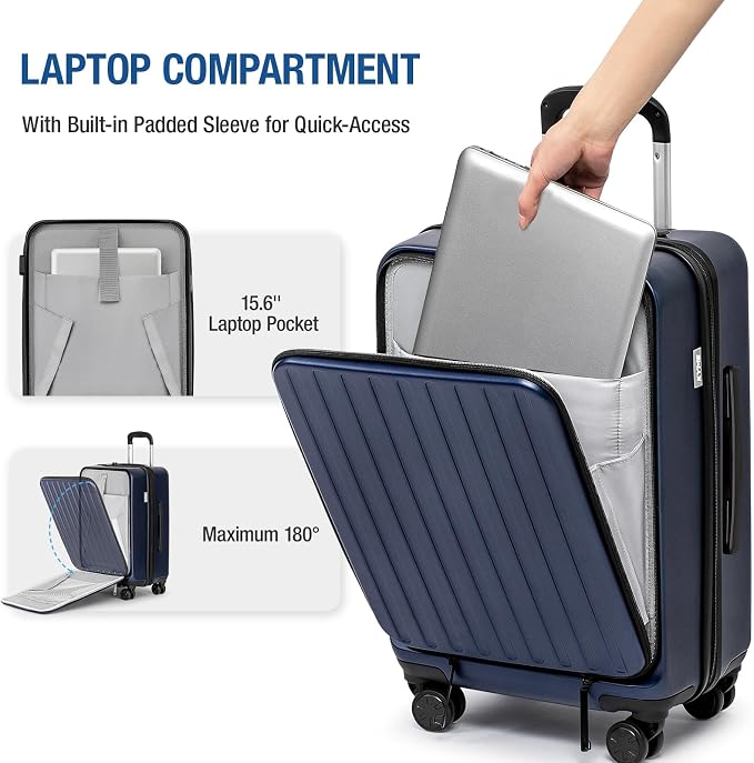 KYME 22-Inch Hardside Small Suitcase - Image 2