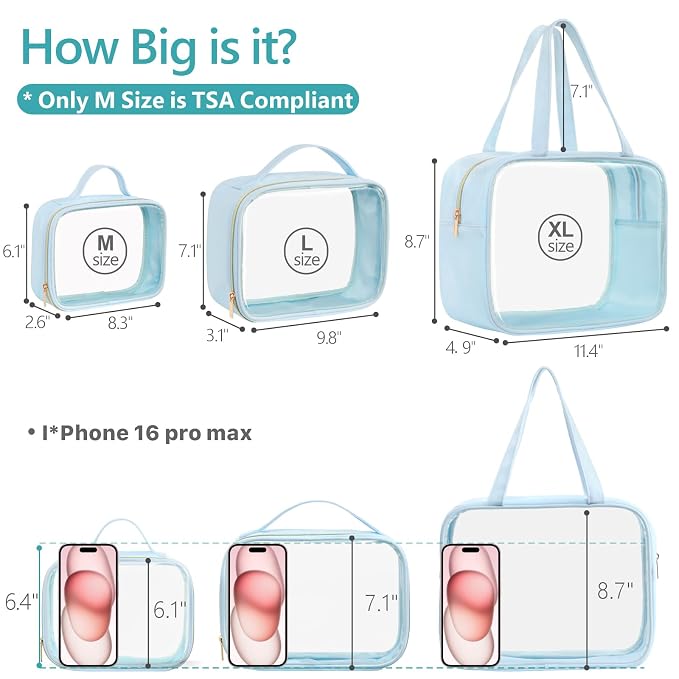 PACKISM Clear Makeup Bag - Image 3