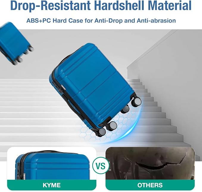 KYME Carry On Luggage 22x14x9 Airline Approved - Image 6