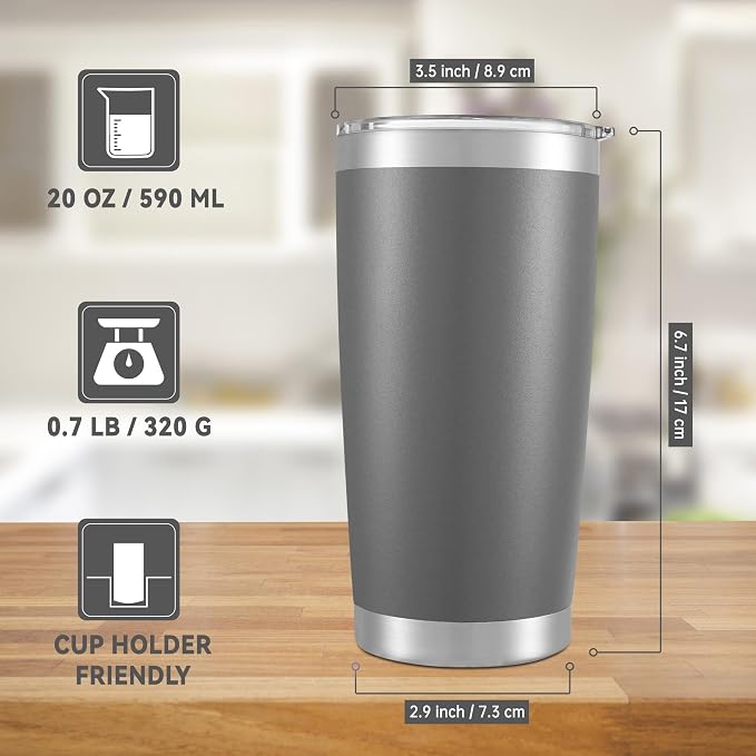 20 oz Tumblers Bulk Stainless Steel Tumbler - Image 5