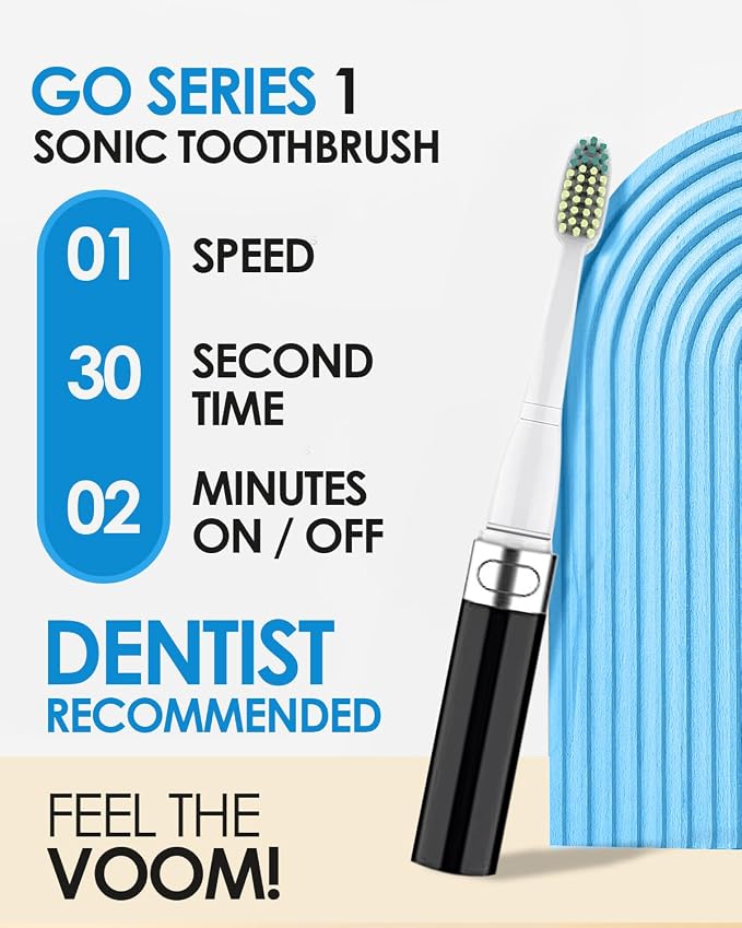 Voom Sonic Go 1 Series Travel Electric Toothbrush | Travel Toothbrushes - Image 3