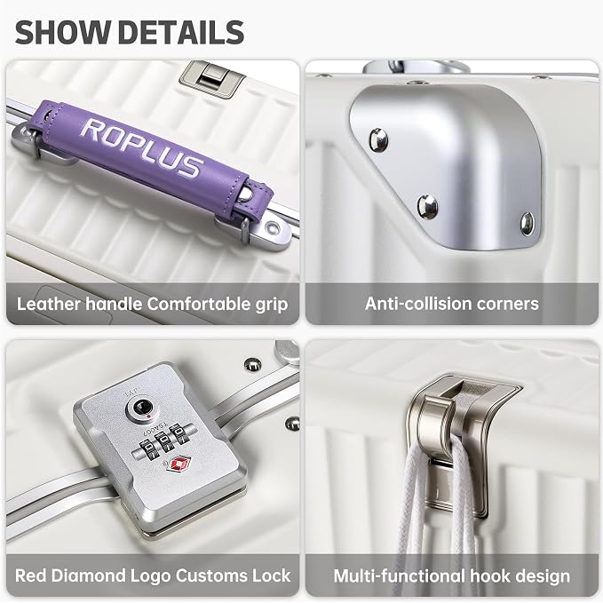 Aluminium Frame Carry on Luggage - Image 5