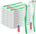 Disposable Toothbrushes with Toothpaste and Floss by HAIFOTRVA