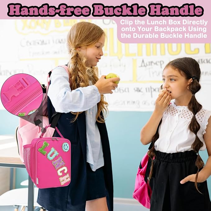 FlowFly Lunch box Insulated Soft Bag Mini Cooler Back to School Thermal Meal - Image 2