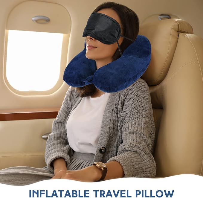 Sintuff 2 Pack Inflatable Travel Pillow - Image 4