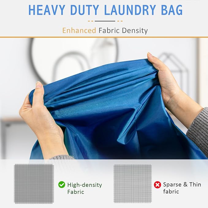 Extra Large Laundry Bag With Handles, Heavy Duty, Travel Laundry Bag - Image 3