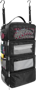Suitcase Organizer, Travel Luggage Organizer Portable Hanging Travel Shelves by Unknown