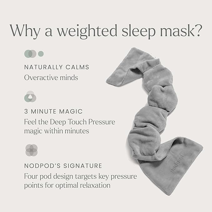 Nodpod Gentle Pressure Sleep Mask | Patented Light Blocking Design - Image 3