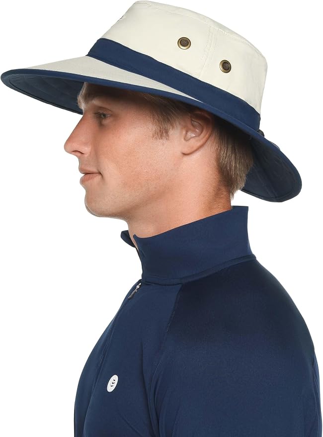 Coolibar UPF 50+ Men's Women's Matchplay Golf Hat - Image 4