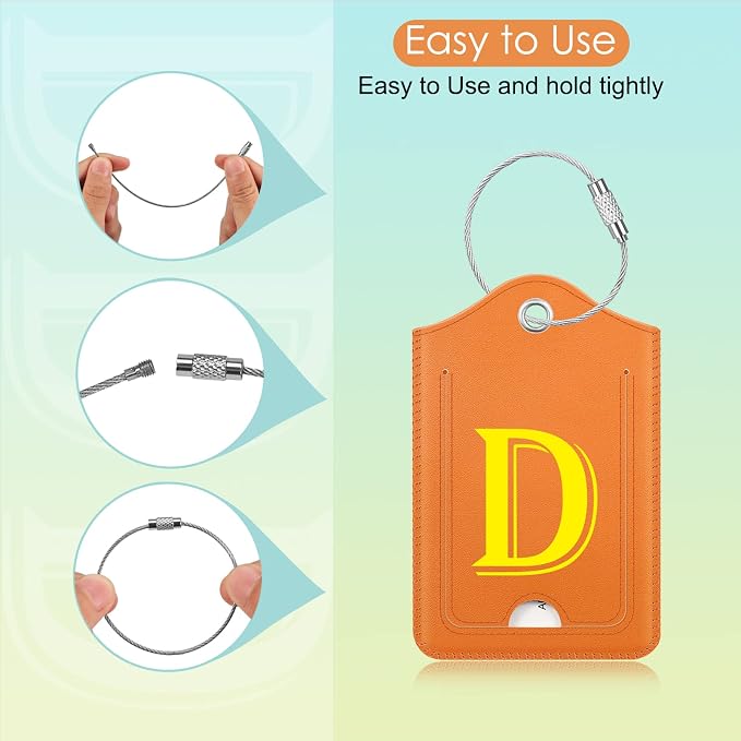 Fintie Luggage Tags, Privacy Cover ID Label - Image 3