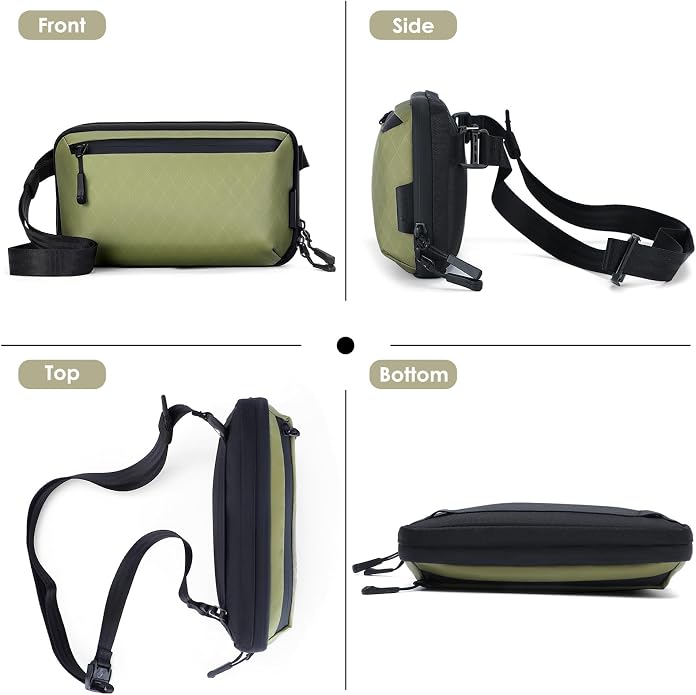 Electronics Organizer Tech Travel Pouch – Waterproof Nylon Diamond Quilted & - Image 5