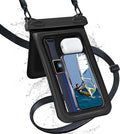 Waterproof Phone Pouch Double Pocket, Floating IPX8 8.5 inch Waterproof Phone by Welcometothesun
