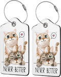 Cats in Love 2-Pack Luggage Tags by Unknown