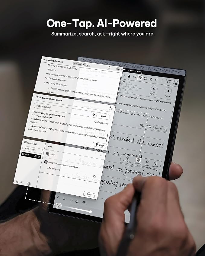 AINOTE Air 2 Bundle – 8.2" E Ink AI Note-taking Tablet - Image 4