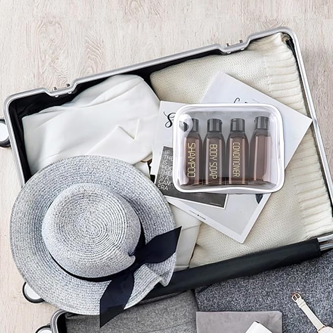 Cosywell Travel Bottles for Toiletries 4pcs 3.4oz Travel Shampoo and - Image 6