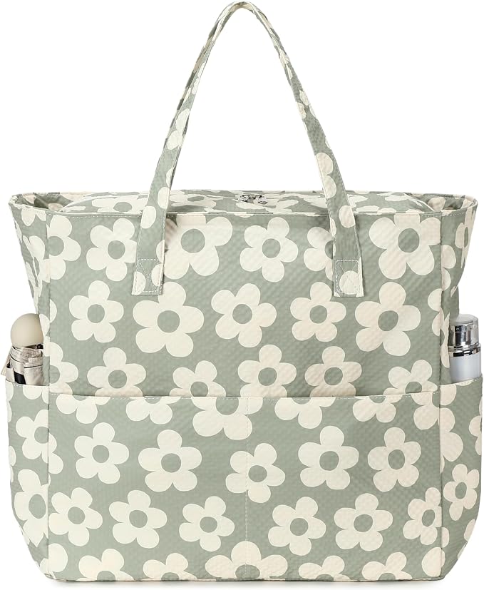 LEDAOU Beach Bag Waterproof Sandproof Women Tote Bag Pool Bag - Image 9