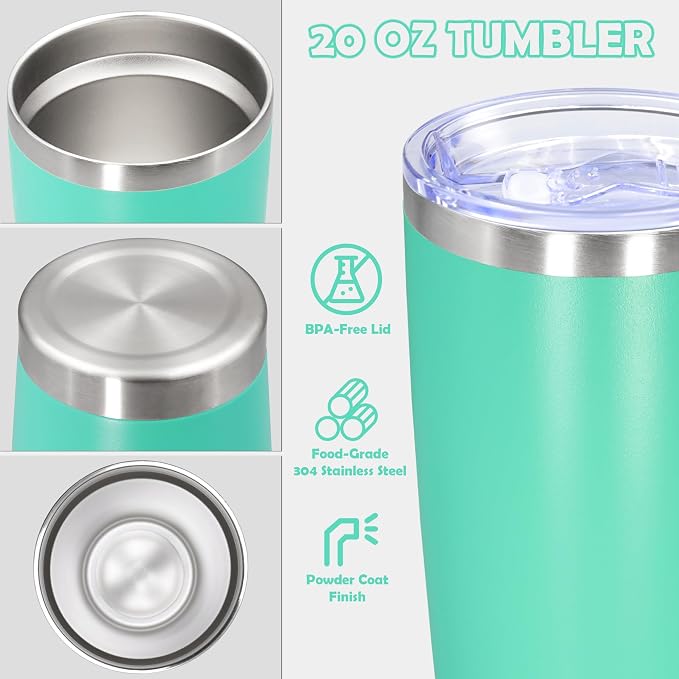 20oz Tumbler Stainless Steel Tumbler Cup - Image 3
