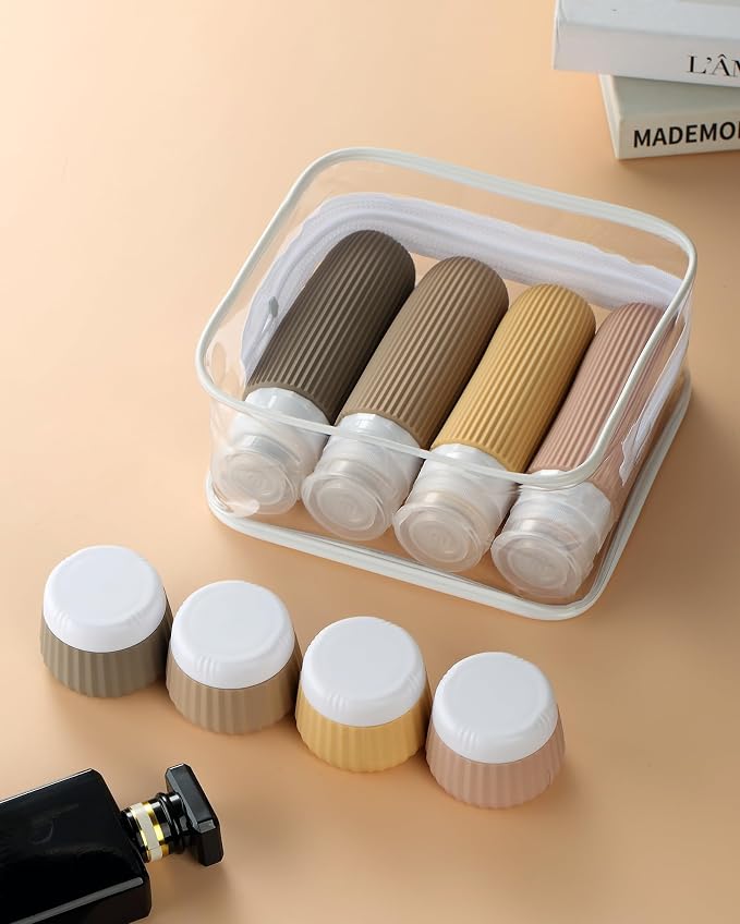 Travel Bottles 8 Pack, TSA Approved 3 oz Travel Toiletries Containers - Image 6