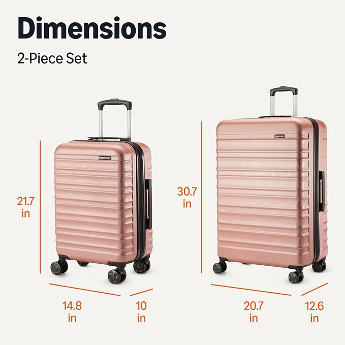 Amazon Basics 2-Piece Set, Hardshell Suitcases - Image 6