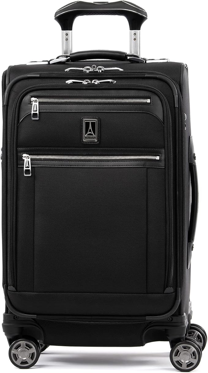 Travelpro Platinum Elite Softside Expandable Carry on Luggage, 8 Wheel Spinner by Travelpro