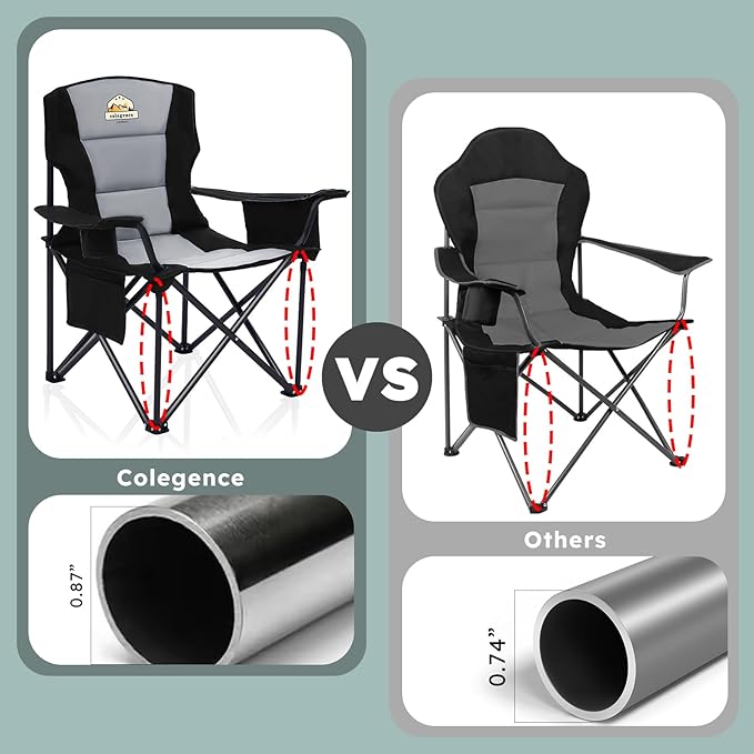 Oversized Camping Chairs 2 Pack - Image 4