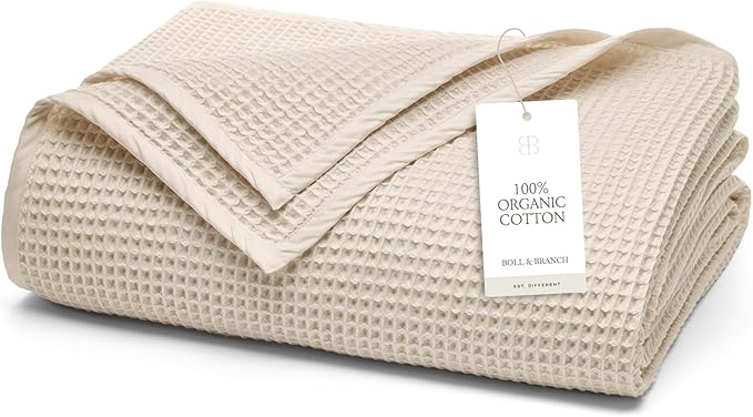 BOLL & BRANCH Waffle Bed Blanket by BollBranch