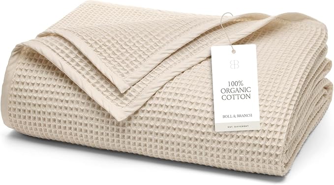 BOLL & BRANCH Waffle Bed Blanket by BollBranch