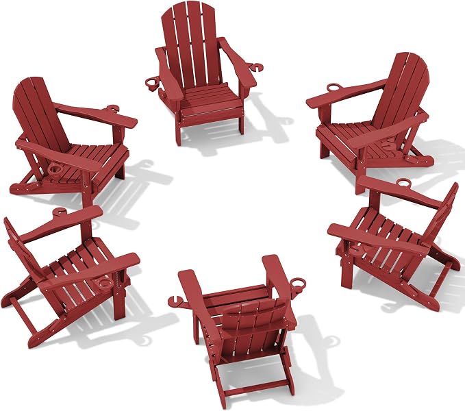 SERWALL Adirondack Chair with Cup Holders by SERWALL