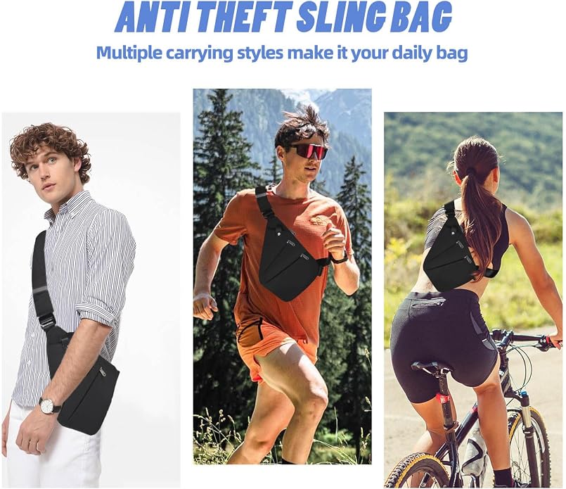 Anti Theft Crossbody Bag, Anti Theft Travel Bag - Image 2