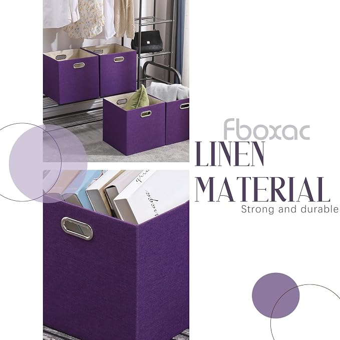 Collapsible Basket Fabric Foldable Box - Image 3