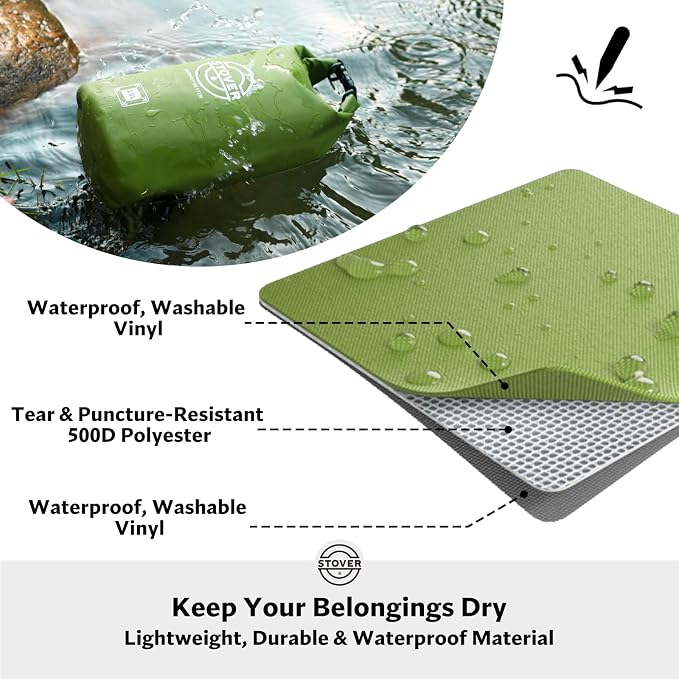 STOVER 5/10/25/30/40/55L Waterproof Backpack- Floating Dry Bag - Image 2