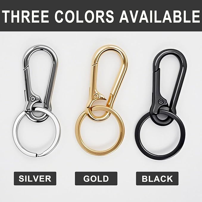 Keychain Keyring Set for Men Women Classic Metal Home Car Key Holder Organizer - Image 5