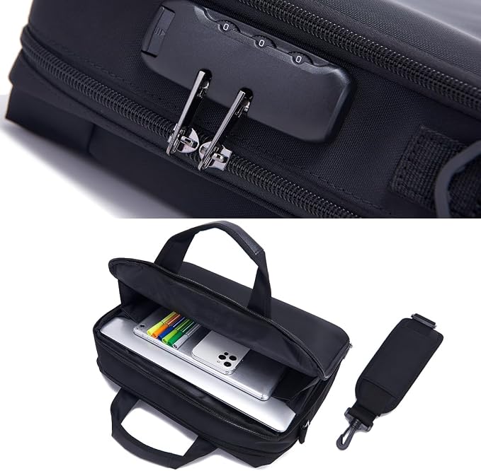 Heavy Duty Accordian File OrganizerwithHandle&Combination Lock, 26 Pockets - Image 4