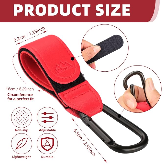Baby Stroller Hooks Bag Hooks for Hanging Diaper Bags Multipurpose Hooks for - Image 2