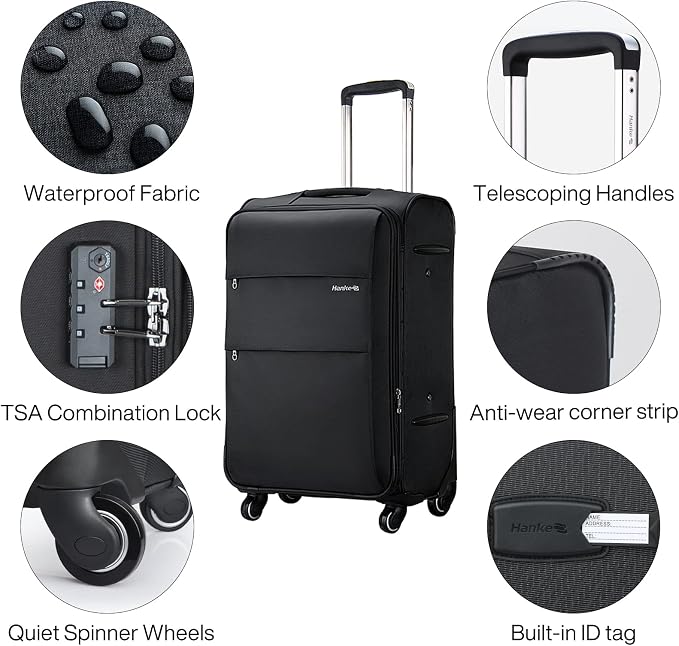 Hanke 20/28 Inch 2 Piece Luggage Sets - Image 3